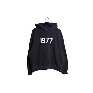 Fear of God Essentials 1977 Hoodie Black Size M
